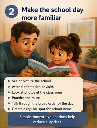 Make school day familiar