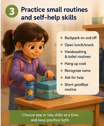 Practice small routines
